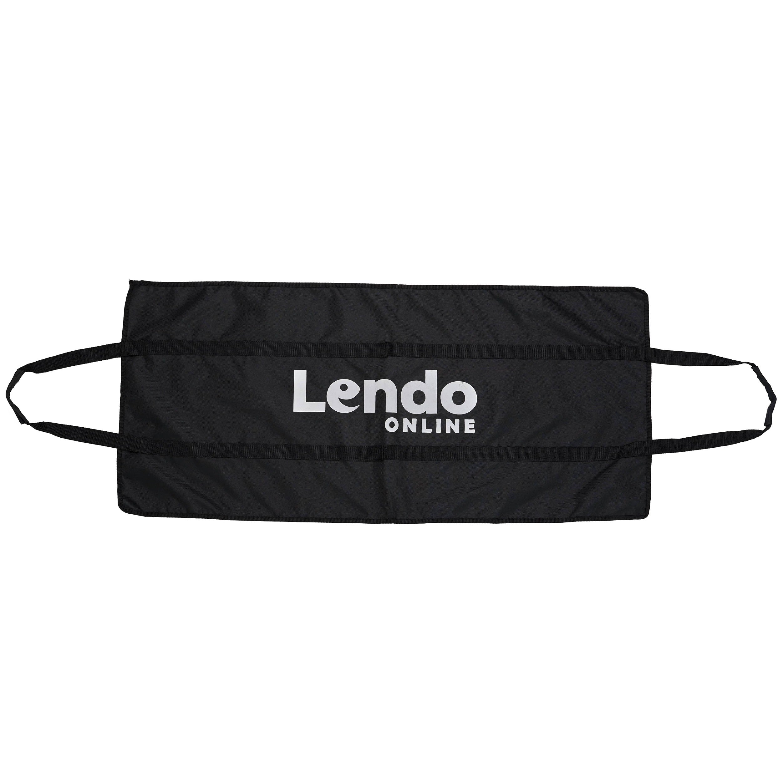 Lendo Online Brandhoutrek wandmodel 25x25x196cm zwart staal