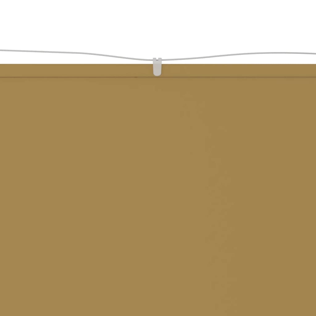 Luifel verticaal 180x800 cm oxford stof beige