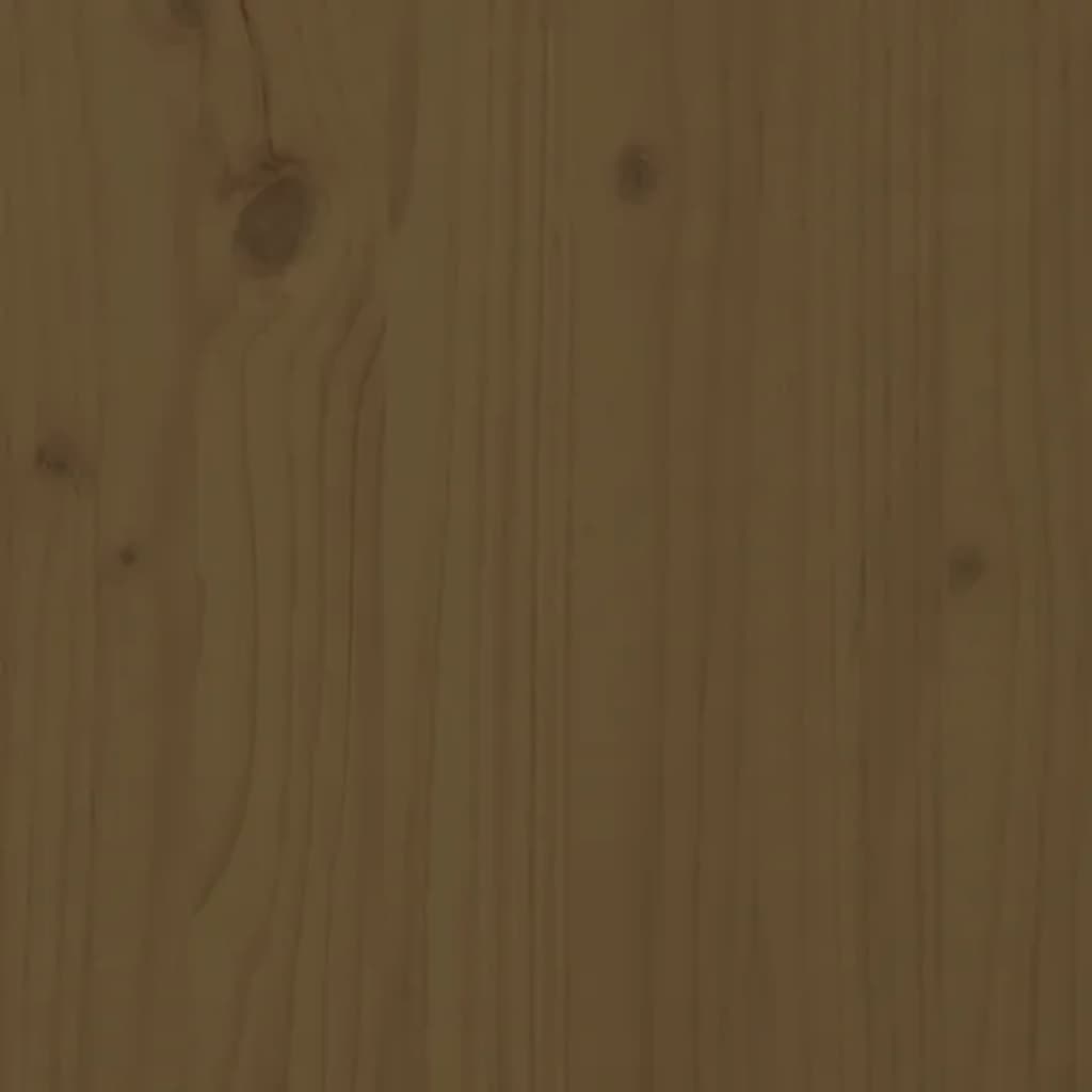 Plantenbak verhoogd 160x50x57 cm massief grenenhout honingbruin