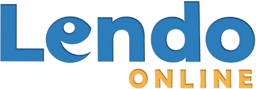 het logo van lendo online in kleur