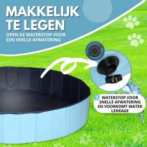 Hondenzwembad blauw 2