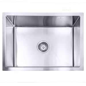 Lendo Online Spoelbak 59×44 cm RVS Zilver – Inbouw & Opbouw