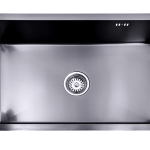 Lendo Online Spoelbak 74×44 cm Zwart RVS – Inbouw Opbouw