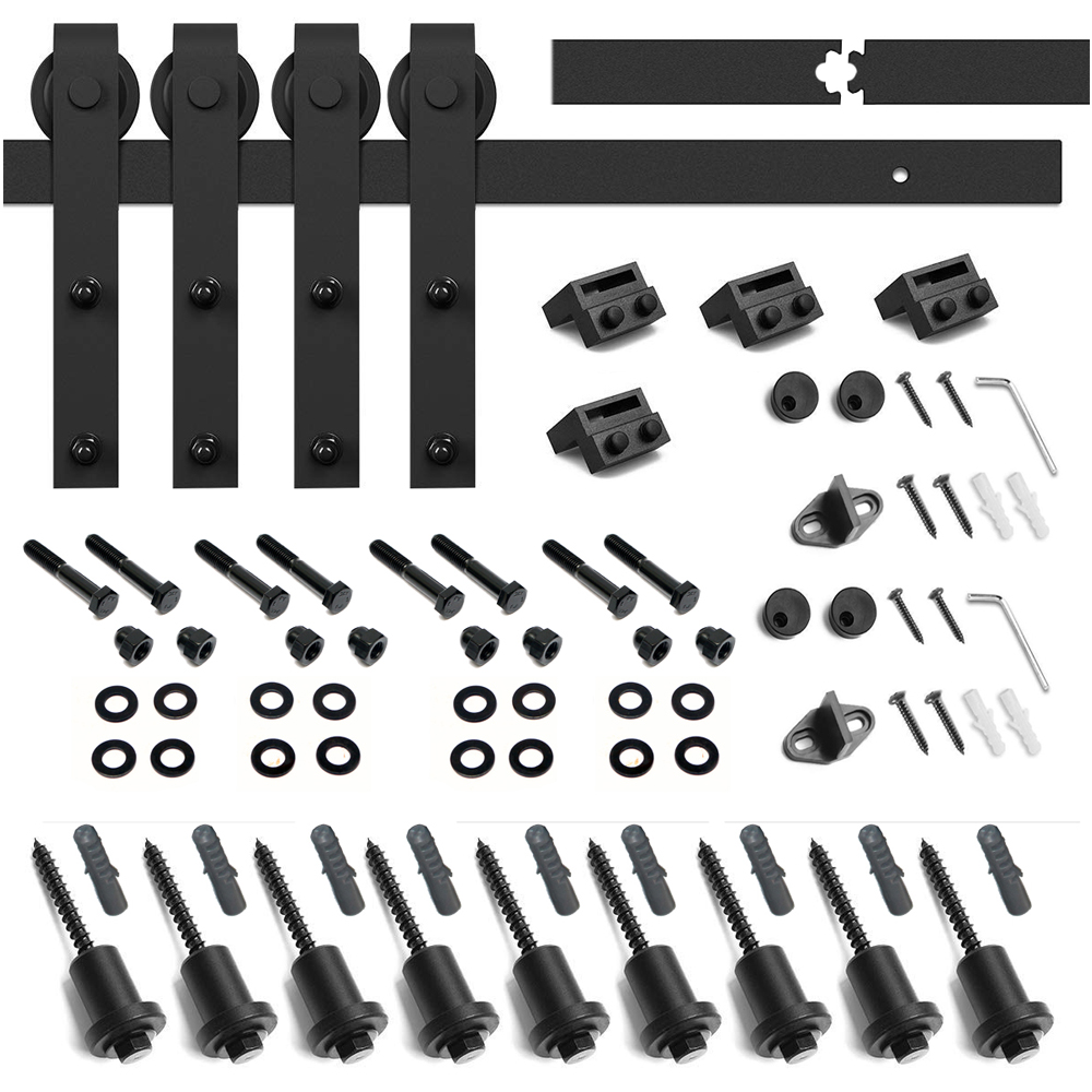 Lendo Online Kit de Ferrures Porte Coulissante 400 cm Guide