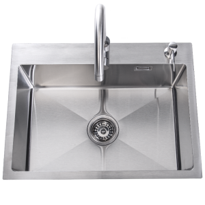 Lendo Online Spoelbak 59x44 cm RVS met Kraan & Dispenser