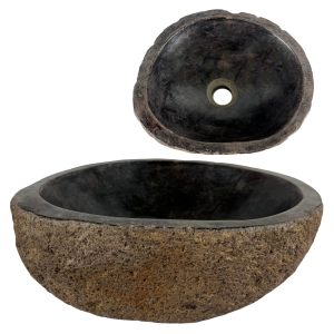 Lendo Online Basin River Stone (30-35)x(25-30) cm Brown