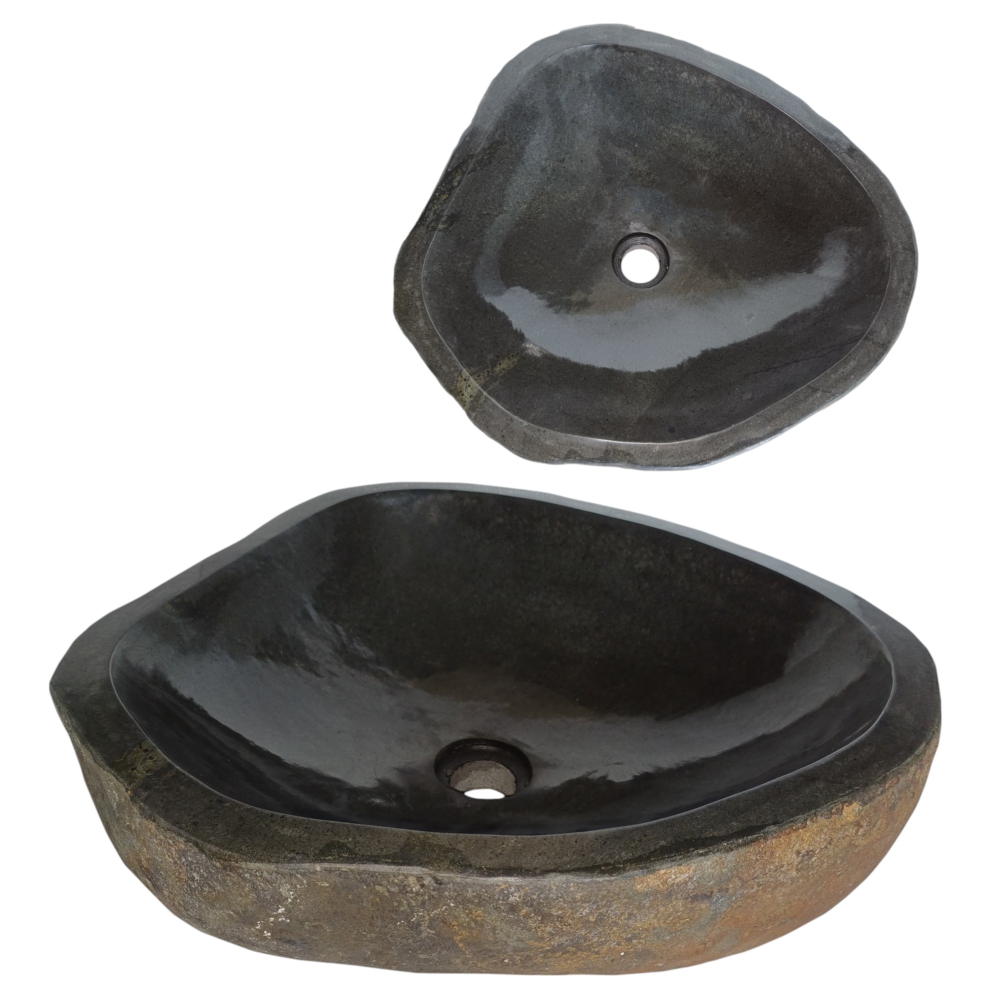 Lendo Online Washbasin River Stone (46-53)x(34-40) cm Brown