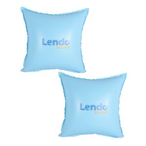 Lendo Online Zwembadkussen Winter 2 Stuks PVC Blauw