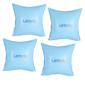 Lendo Online Zwembadkussen Winter 4 Stuks PVC Blauw