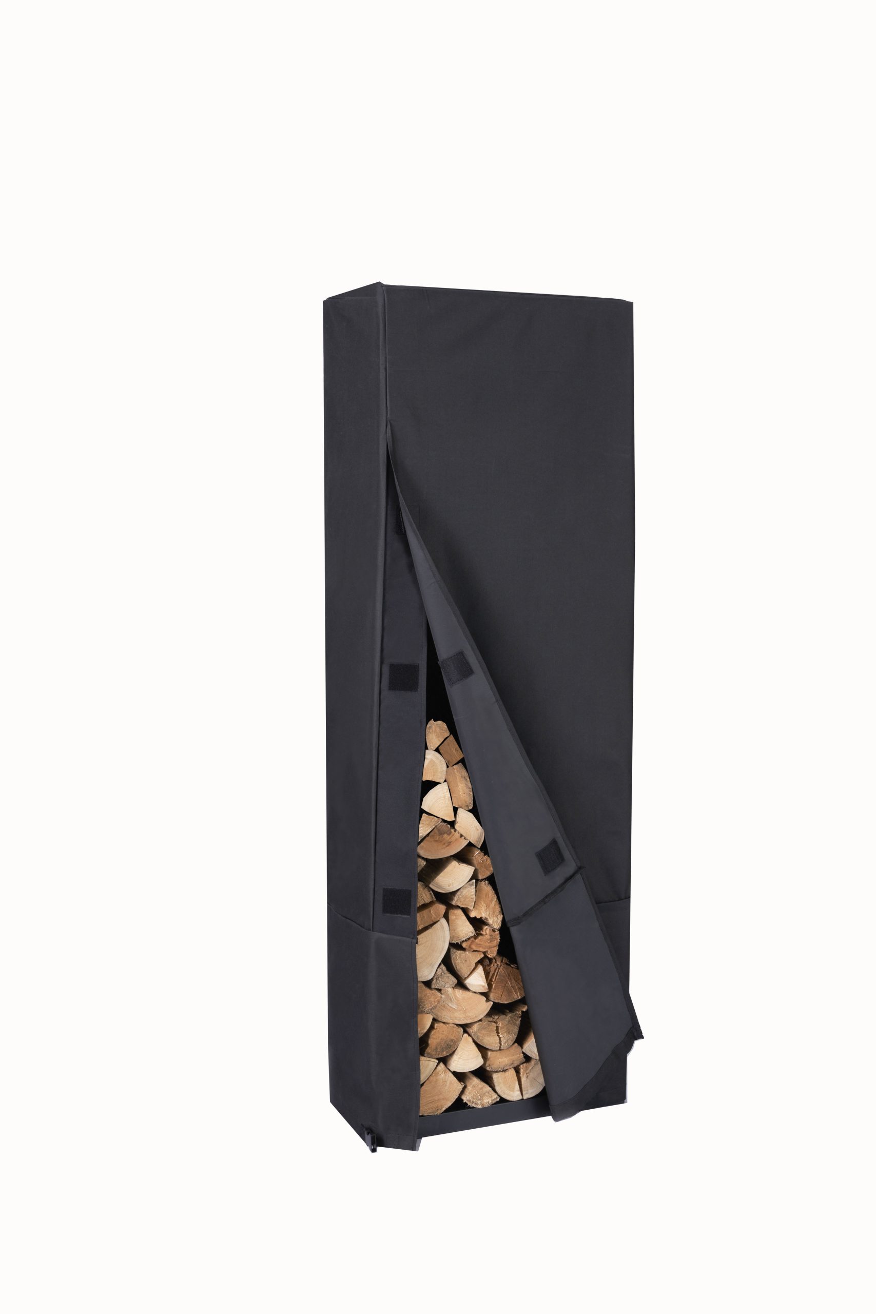 Lendo Online Hoes Brandhoutrek 50x25x148 cm Oxford Zwart