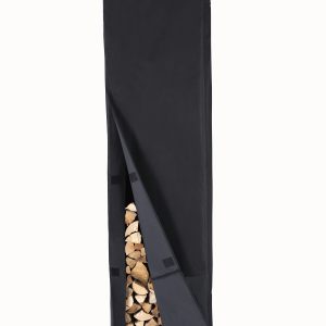 Lendo Online Hoes Brandhoutrek 100x25x196 cm Oxford Zwart