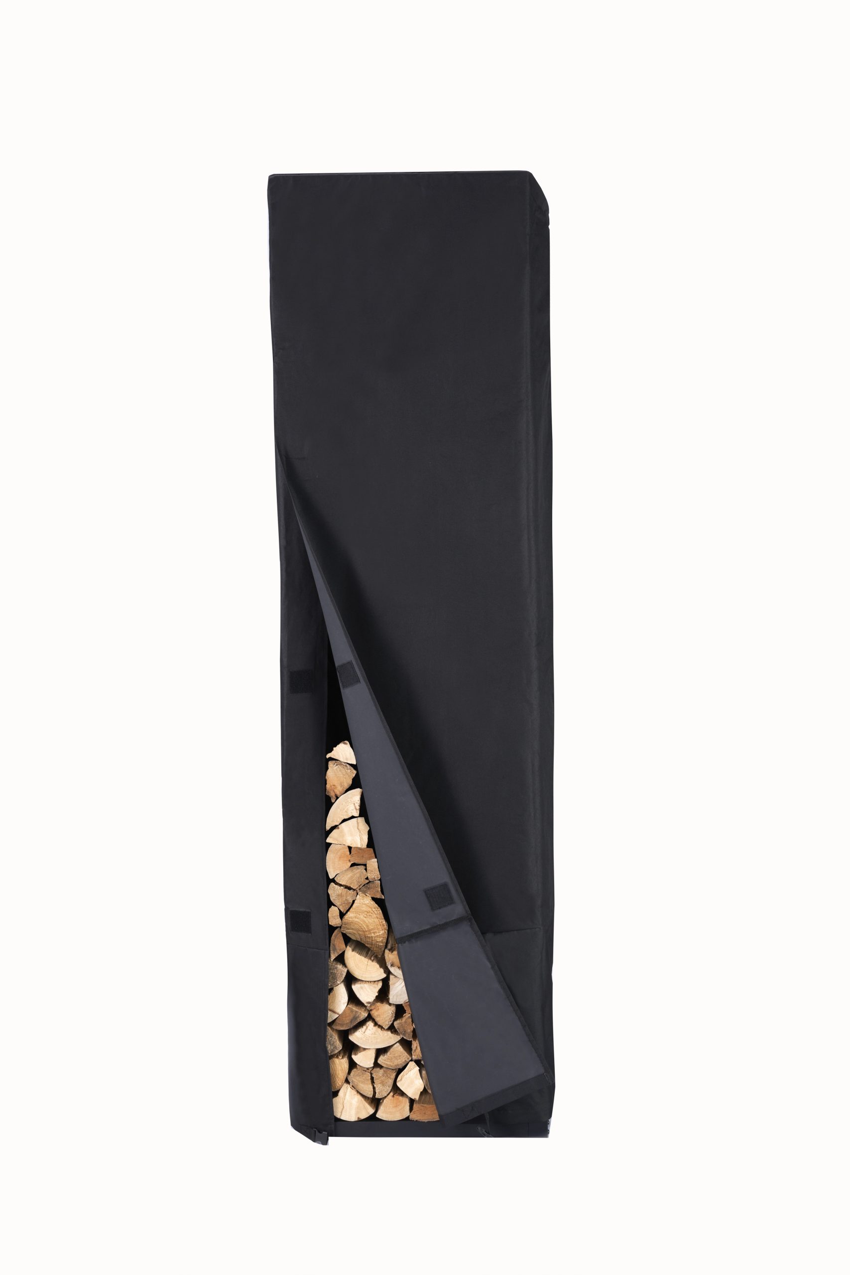 Lendo Online Hoes Brandhoutrek 100x25x196 cm Oxford Zwart