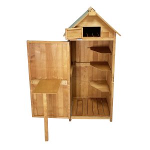 Lendo Online Tuinschuur 74,5x50x180 cm Vurenhout Bruin