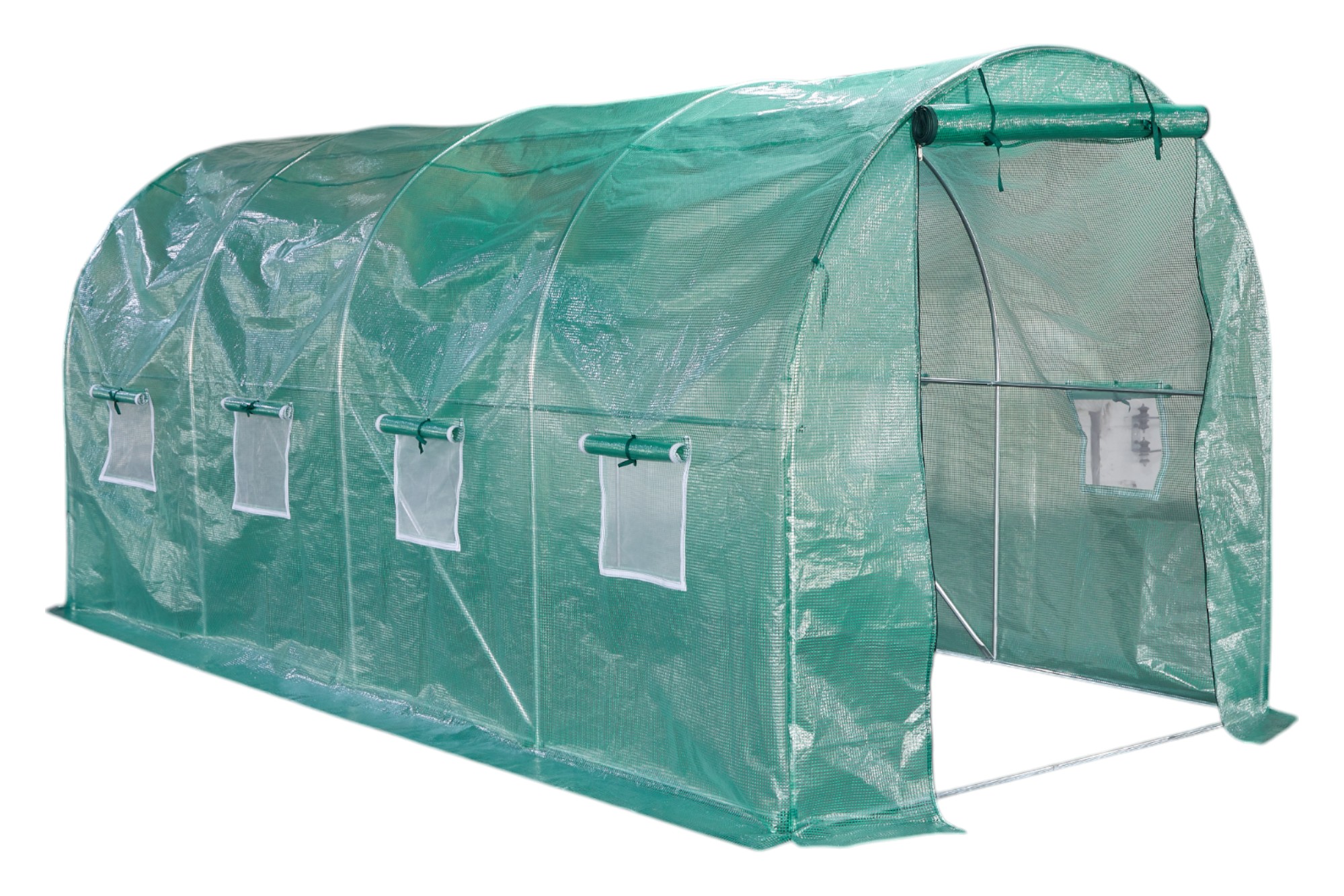 Lendo Online Tunnelkas 200x450x200 cm Groen PE Staal