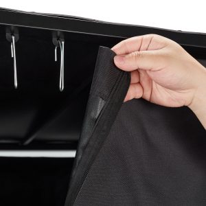 Lendo Online Brandhoutrek met Dak 90x60x180 cm Zwart