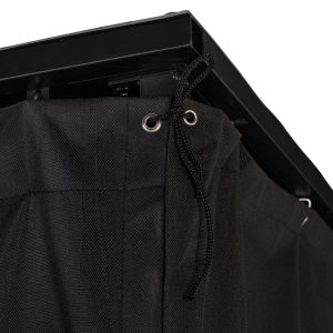 Lendo Online Brandhoutrek met Dak 90x60x180 cm Zwart