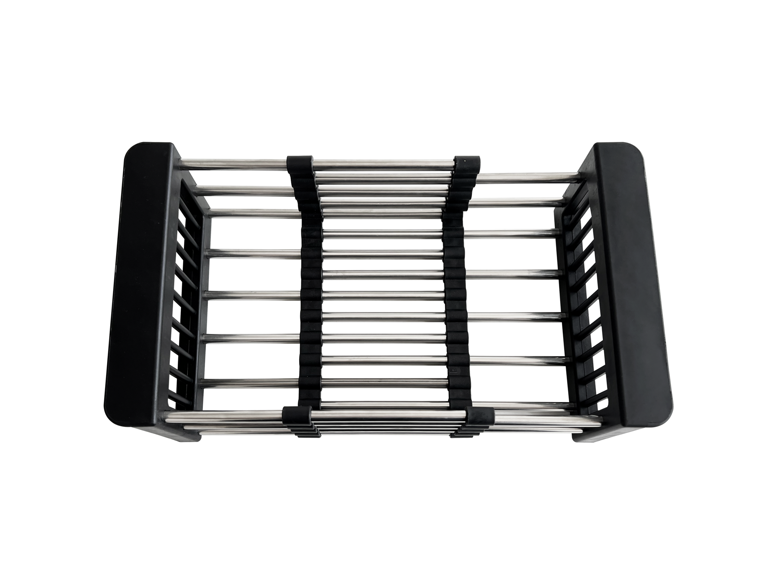 Lendo Online Drying Rack Sink Pull-out Stainless Steel Black