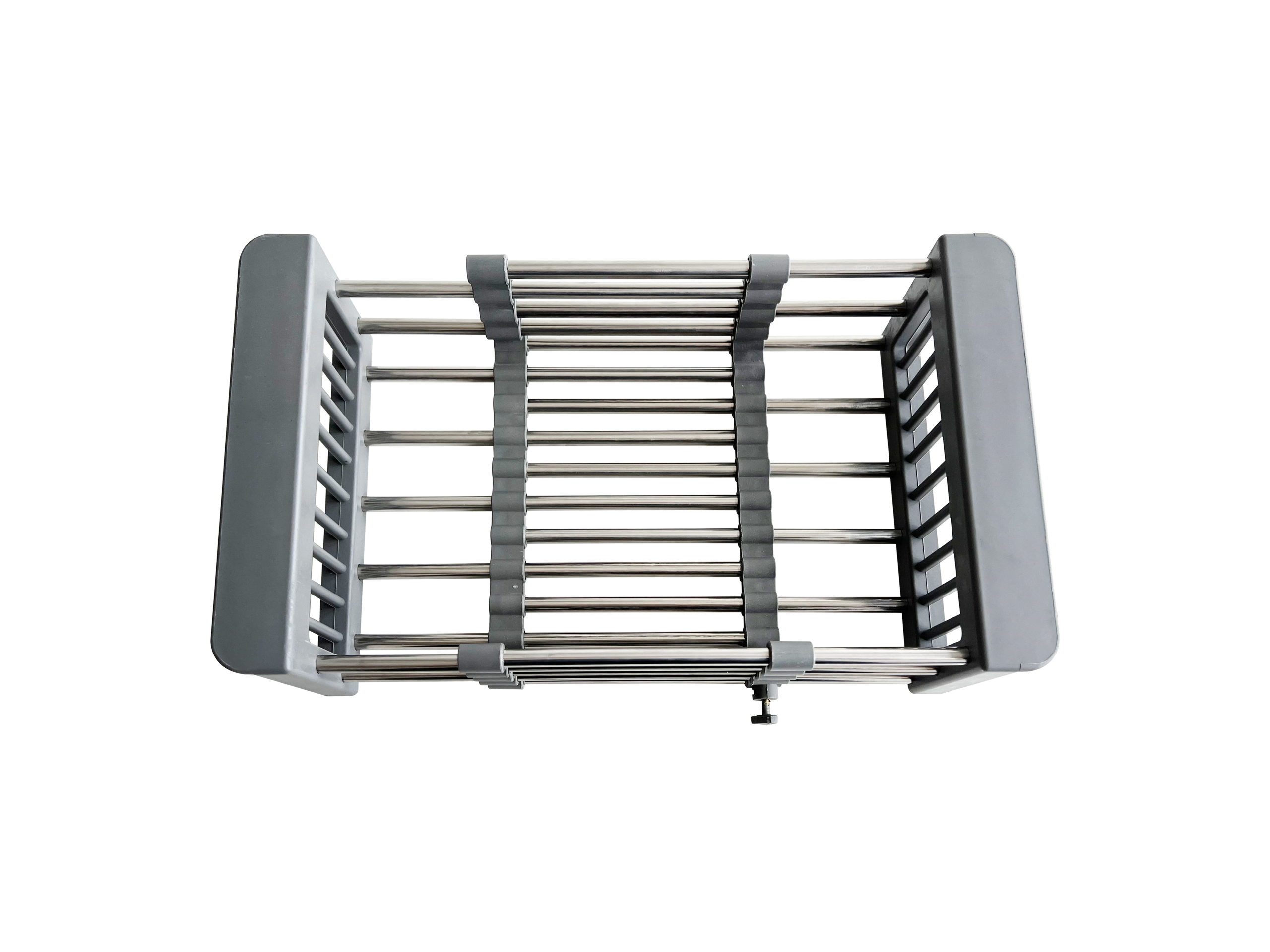 Lendo Online Drying Rack Sink Pull-out Stainless Steel Gray