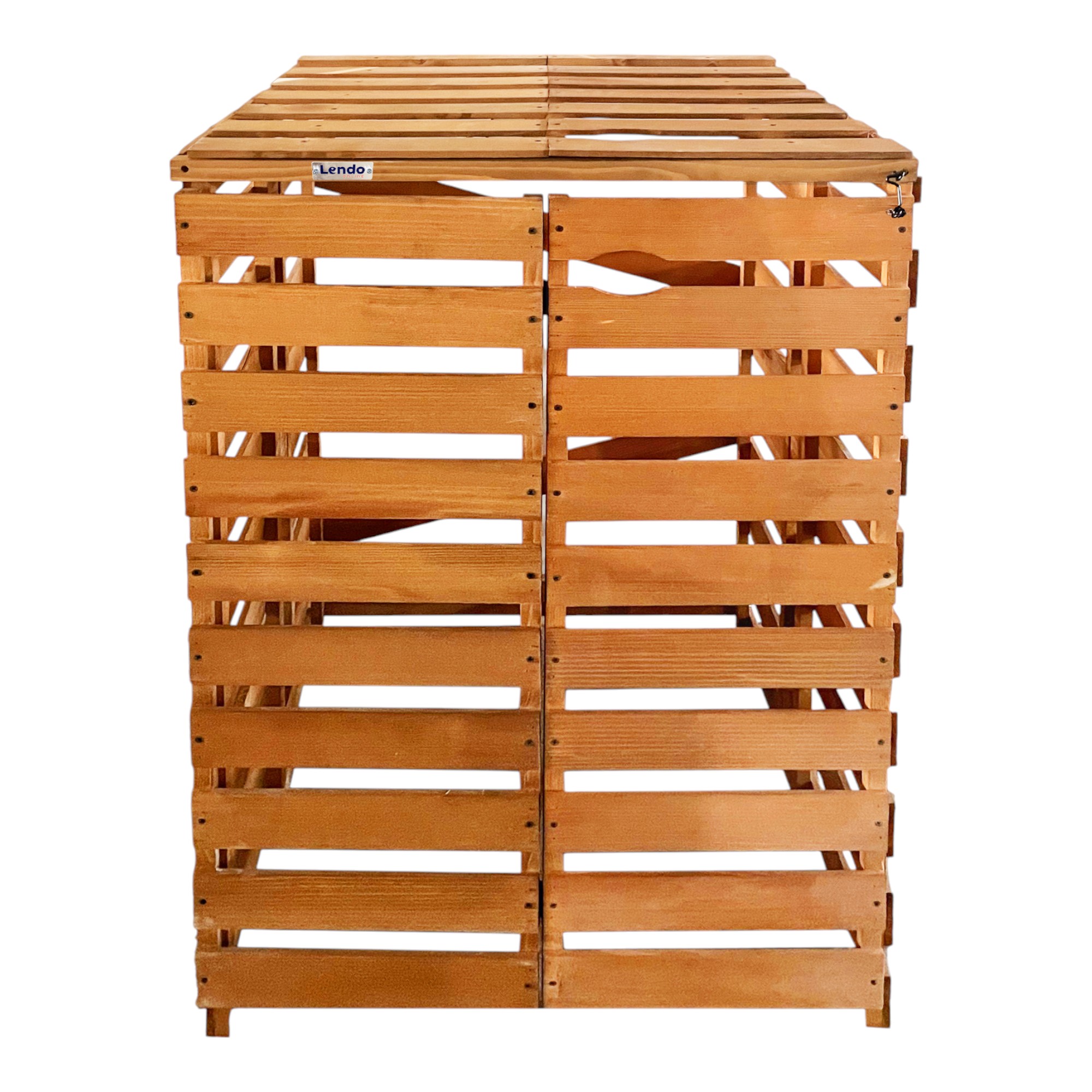 Lendo Online Kliko Ombouw Enkel 71x80x118 cm Hout Bruin