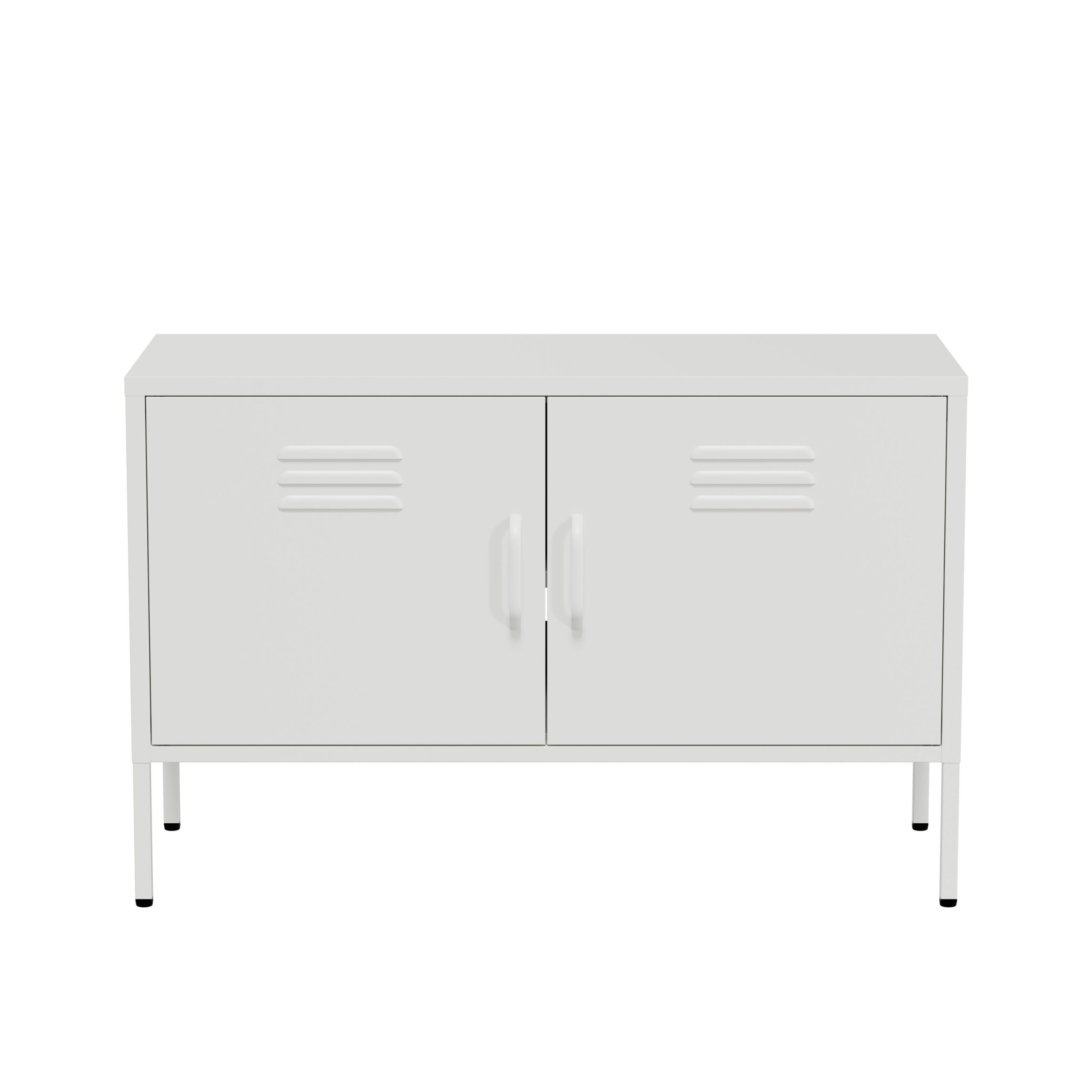 Lendo Online TV Furniture Metal 100x40x65 cm White