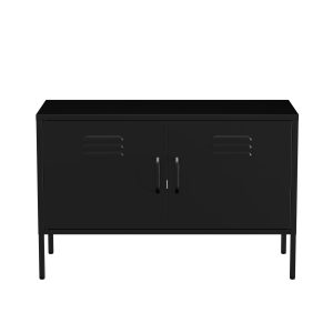 Lendo Online TV Furniture Metal 100x40x65 cm Black