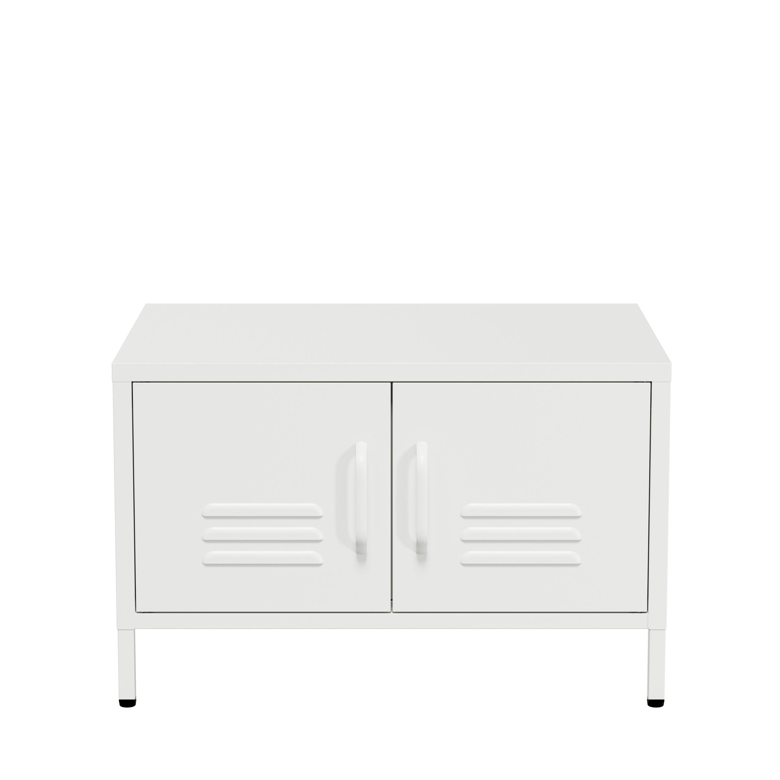 Lendo Online Salontafel Metaal 68x50x43,5 cm Wit