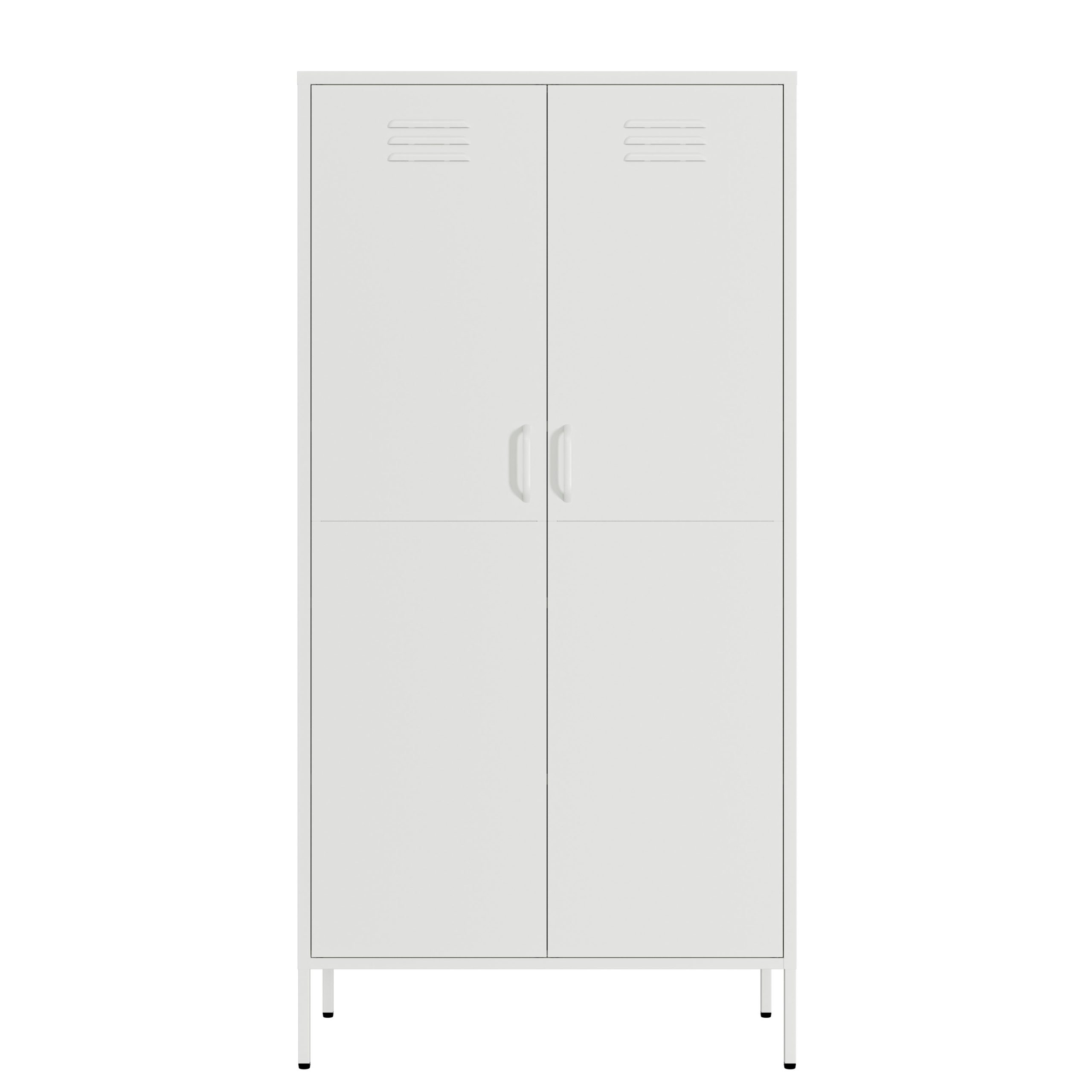Lendo Online Lockerkast Metaal 90x50x180 cm Wit
