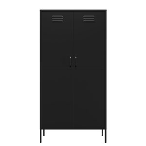 Lendo Online Lockerkast Metaal 90x50x180 cm Zwart