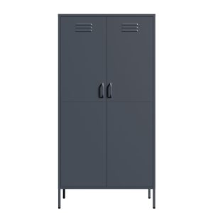 Lendo Online Lockerkast Metaal 90x50x180 cm Antraciet