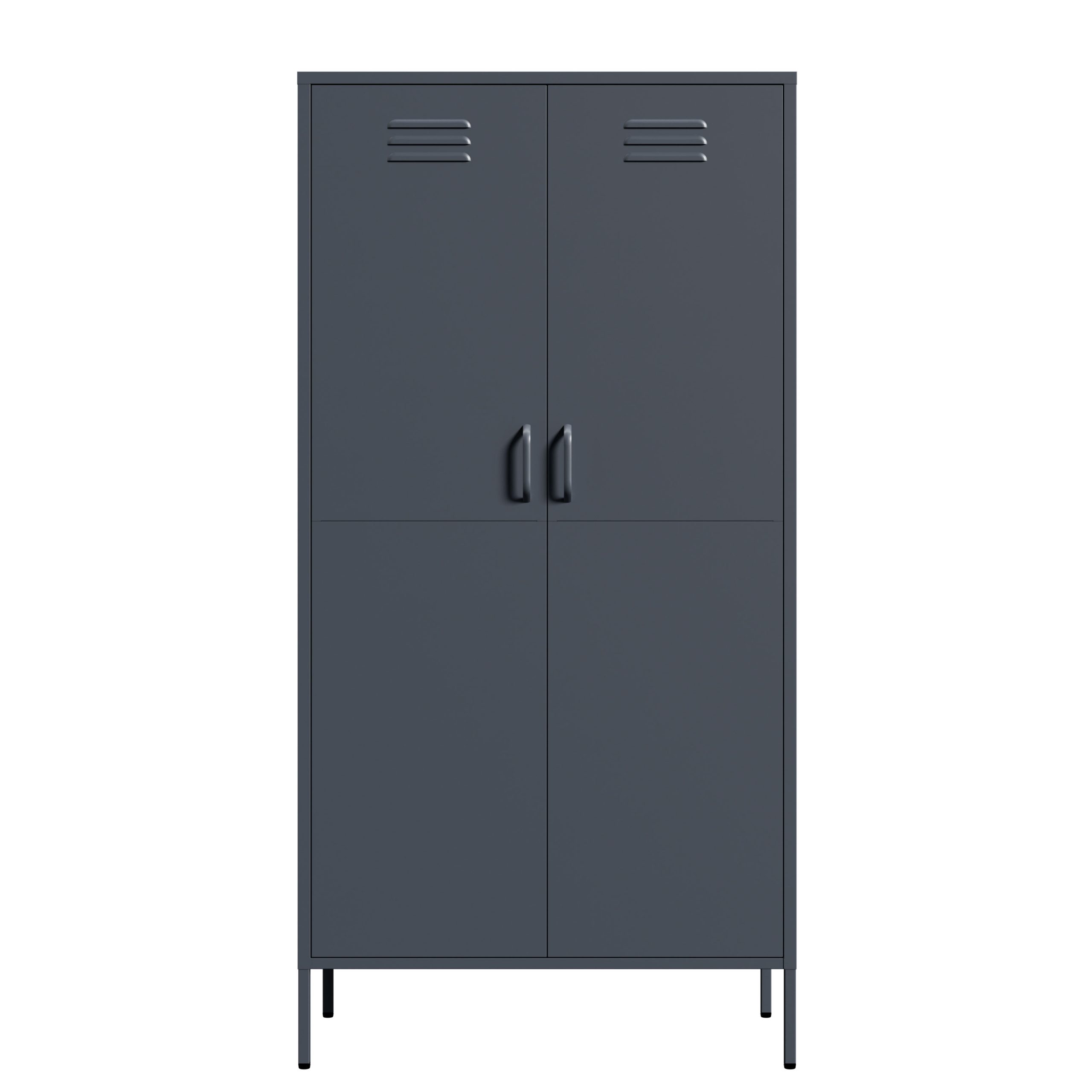 Lendo Online Lockerkast Metaal 90x50x180 cm Antraciet