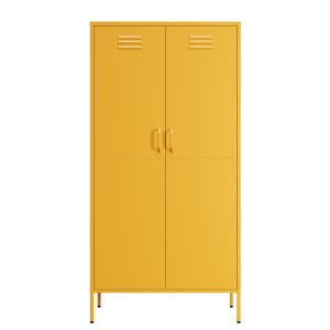 Lendo Online Lockerkast Metaal 90x50x180 cm Geel