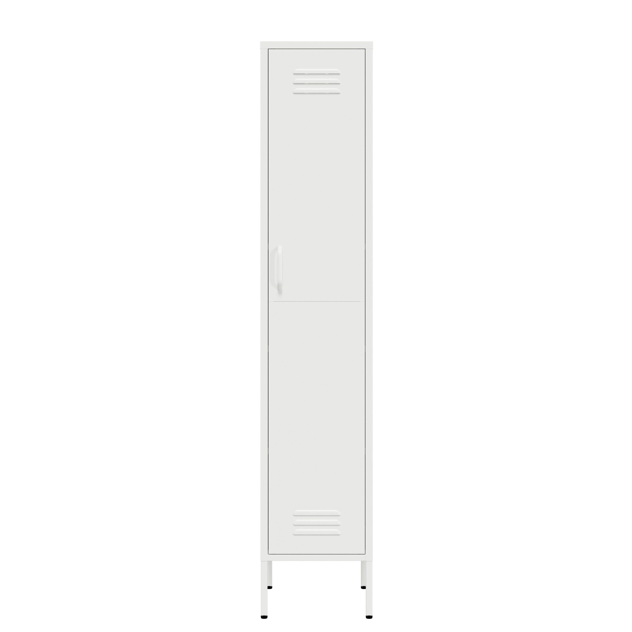 Lendo Online Lockerkast Metaal 35x50x180 cm Wit