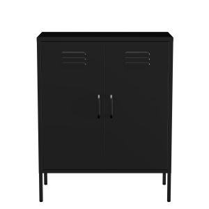 Lendo Online Dressoir Metaal 80x40x100 cm Zwart