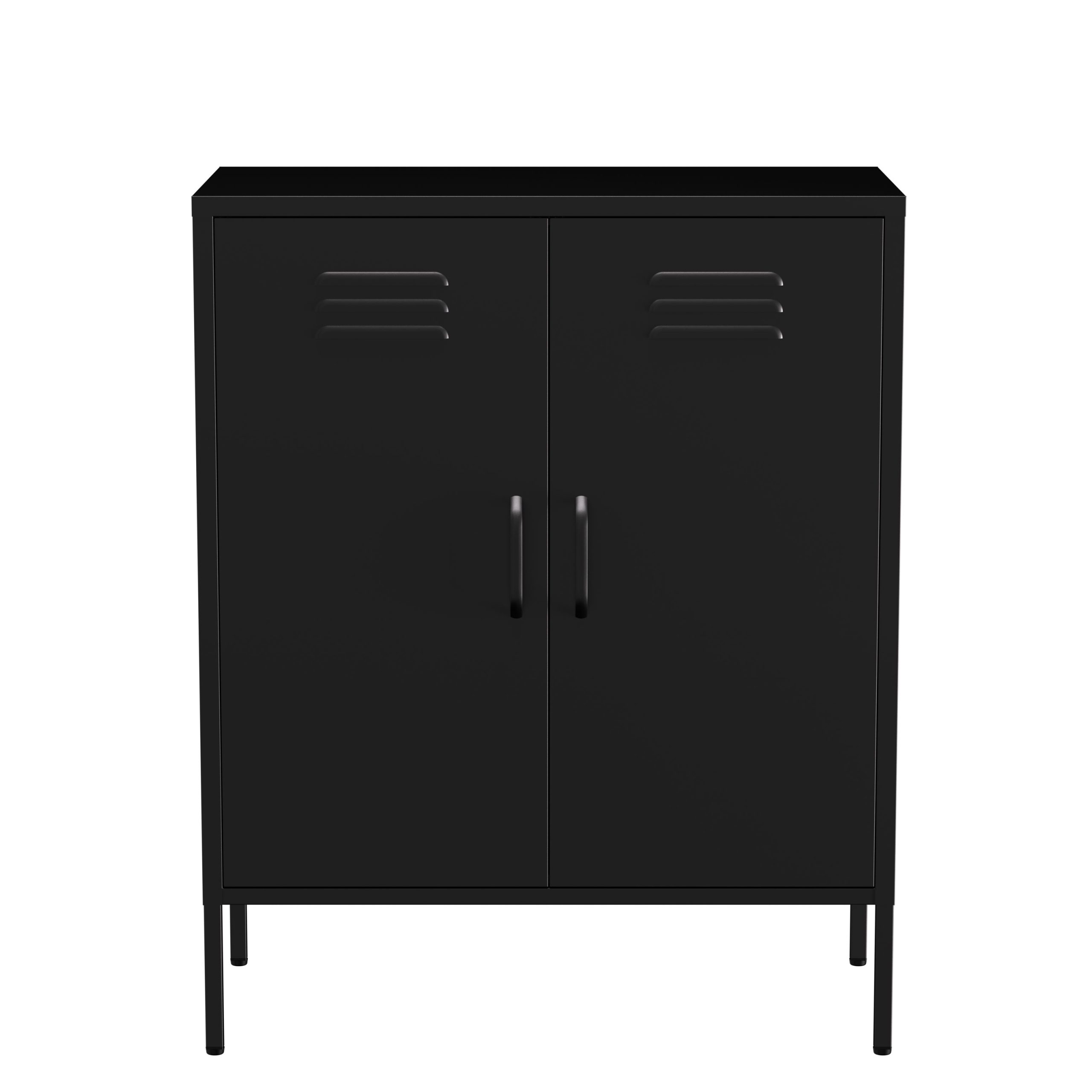 Lendo Online Dressoir Metaal 80x40x100 cm Zwart