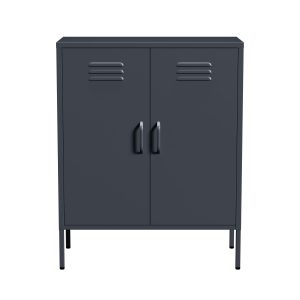 Lendo Online Dressoir Metaal 80x40x100 cm Antraciet