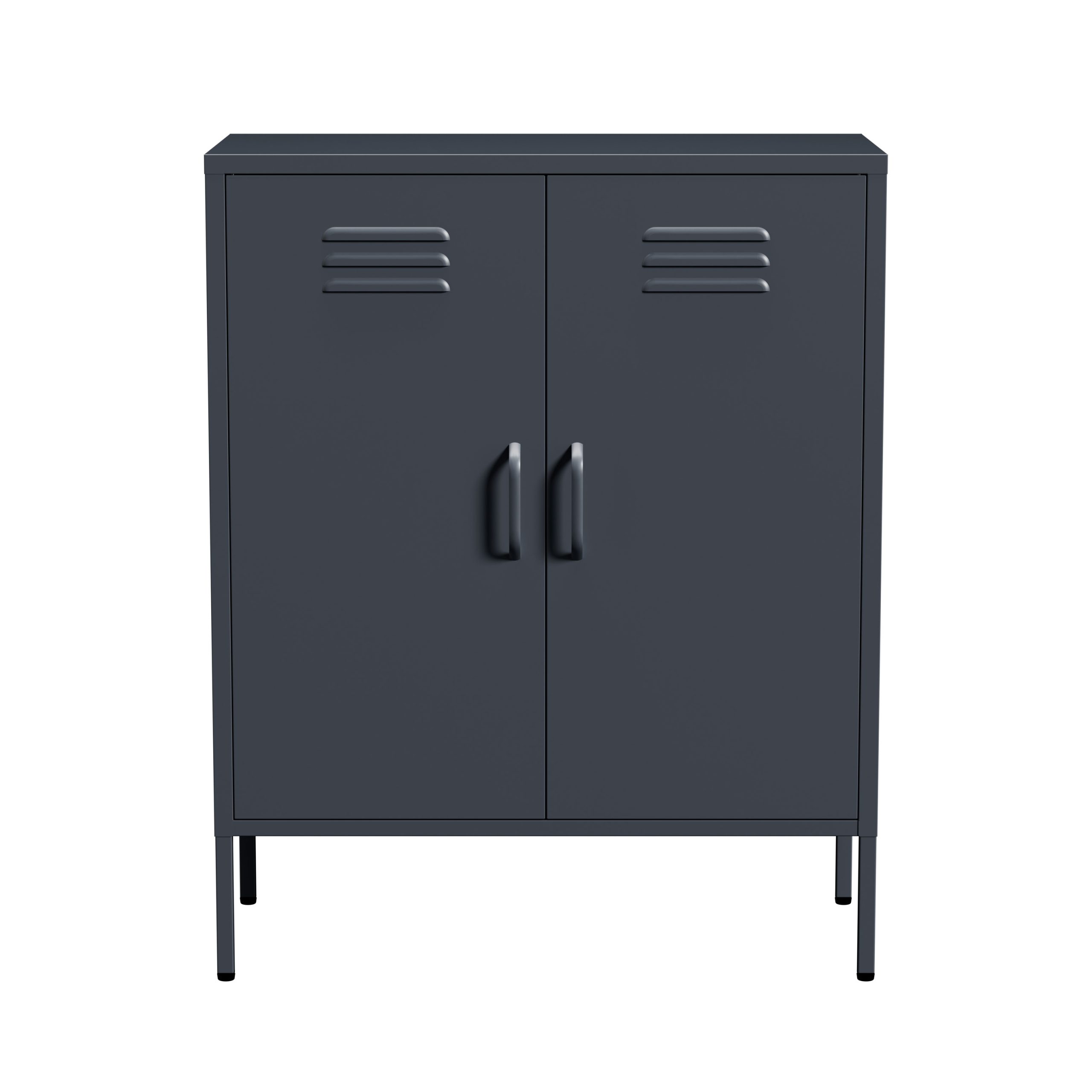 Lendo Online Dressoir Metaal 80x40x100 cm Antraciet