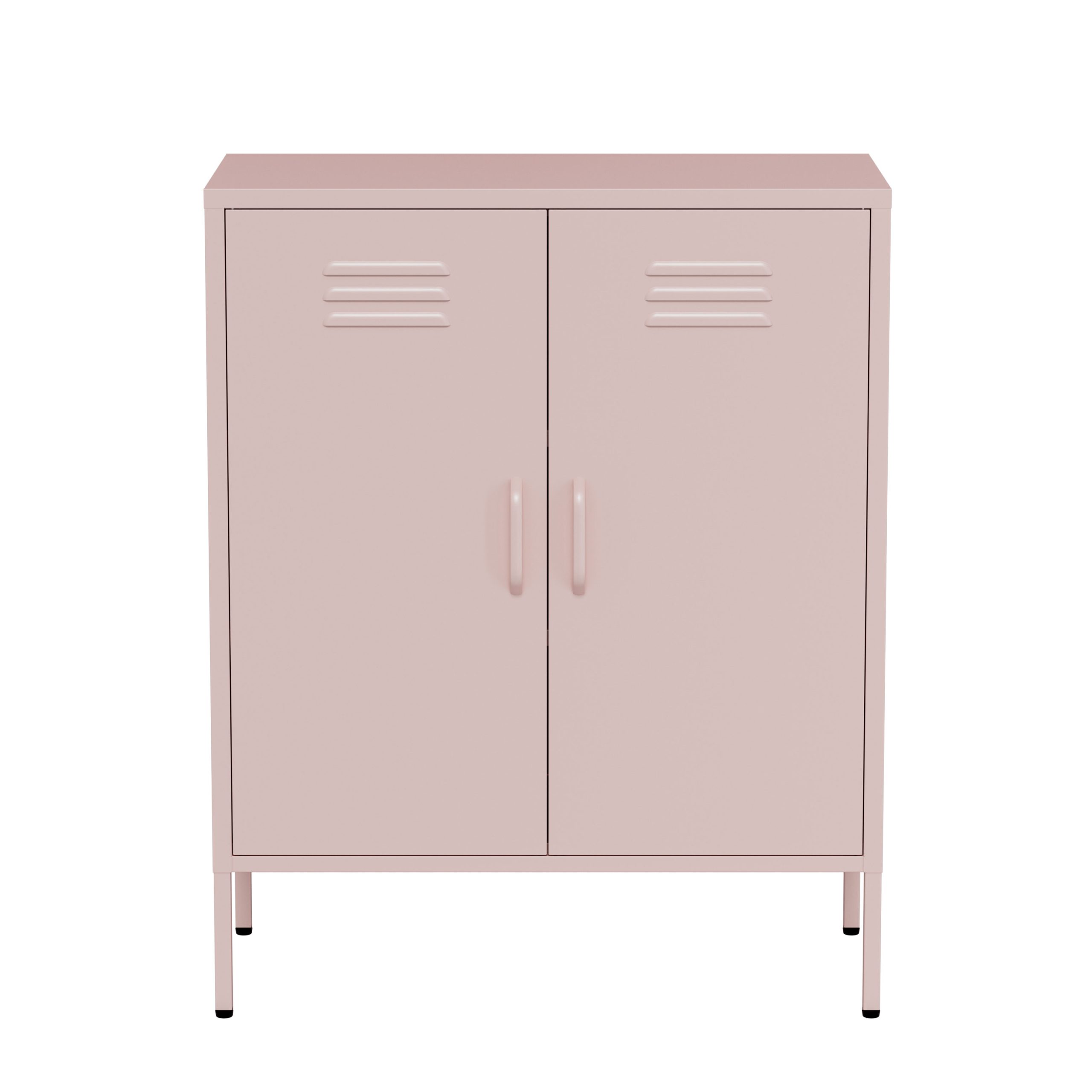 Lendo Online Dressoir Metaal 80x40x100 cm Roze