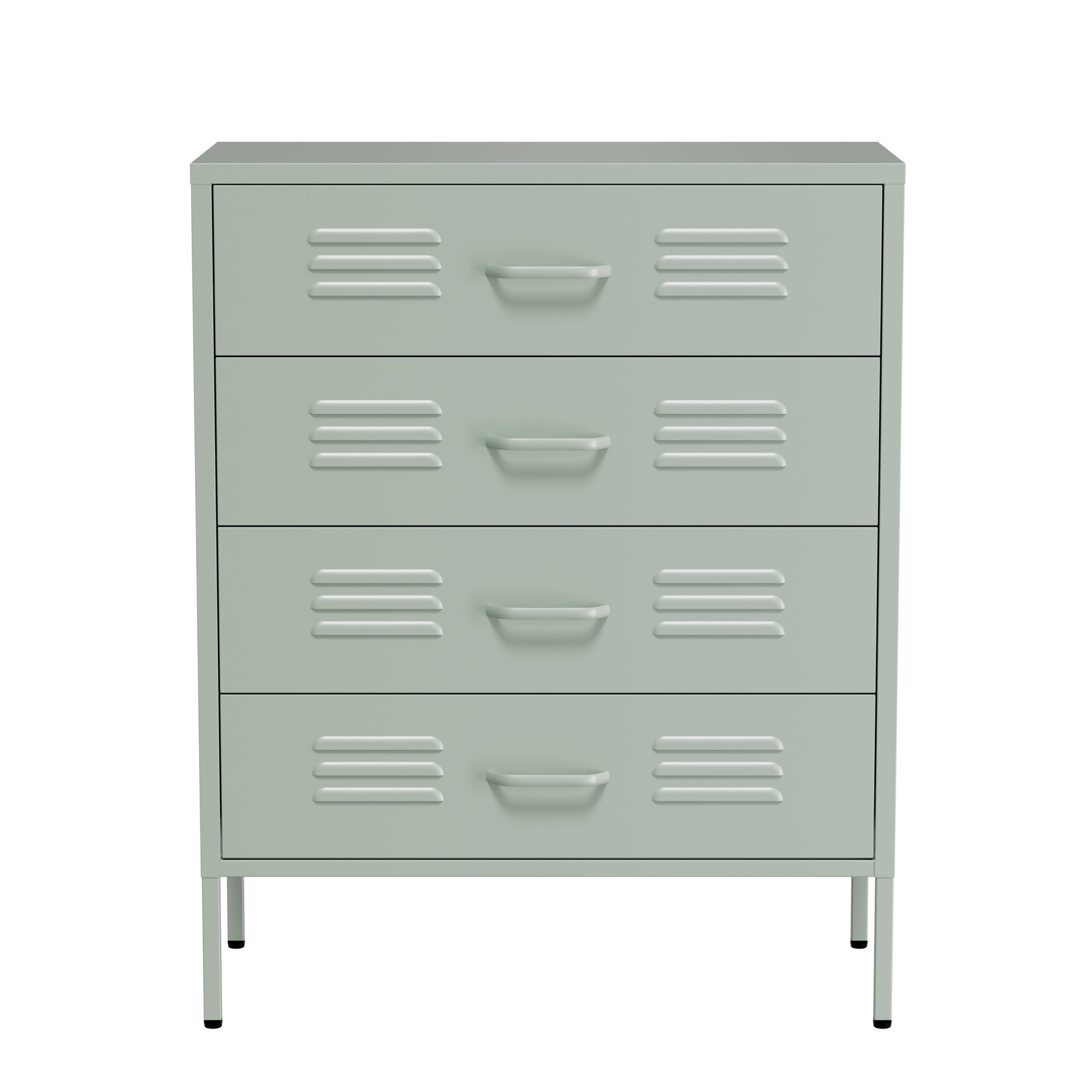 Lendo Online Ladekast Metaal 80x40x100 cm Mintgroen